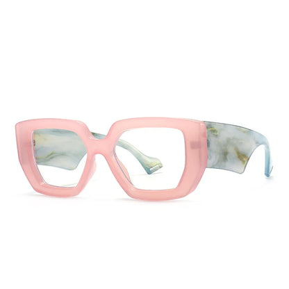 Brand Prescription Reading Glasses Frame Oversized Square Computer Transparent Women Eyeglasses Female Big Frame Optical Eyewear