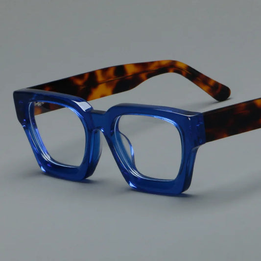 Handmade Vintage Acetate Glasses Frame For Men Retro Eyeglasses Frame Women Luxury Brand Eyewear Myopia Presbyopia Prescription