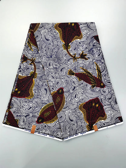 Dutch Ankara Wax Print Fabric High Quality Wax African Hollandais Fabric 100% Cotton Soft African Veritable Real Wax for Dress