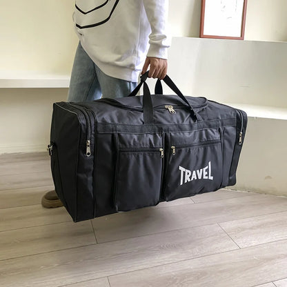 Travel Bag Foldable Large Capacity Waterproof Business Sports Handbag Wear-Resistant Portable Multifunction Duffel Bags Y36A