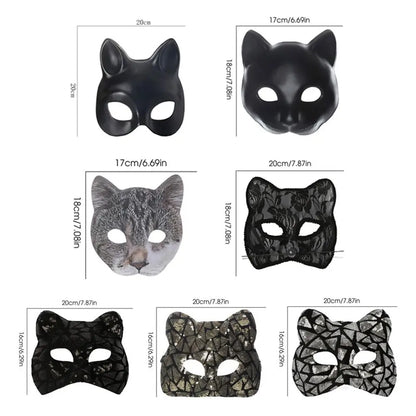 Fashion EVA Cat Girl Mask Venetian Party Party Makeup Ball Mardi Gras Mask Half Face Masquerade Mask