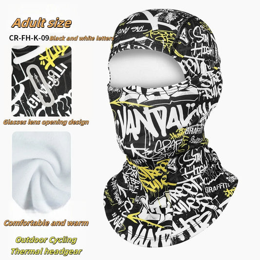 Winter Balaclava Funny Mask Hat Full Face Mask Bandana Snowboard Ski Hood Women Fashion Warm Masks Cycling Goggles Cold Weather