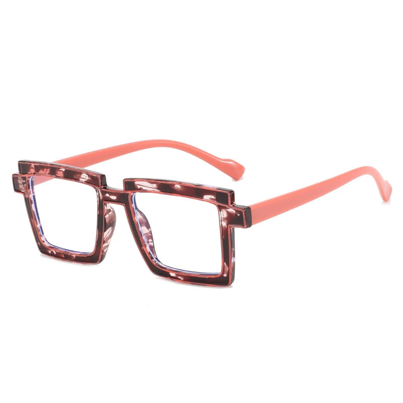 New Fashion Lady Reading Glasses Photochromic Blue Light Filter Prescription Hyperopia Eyeglasses Special Brand Design Frame