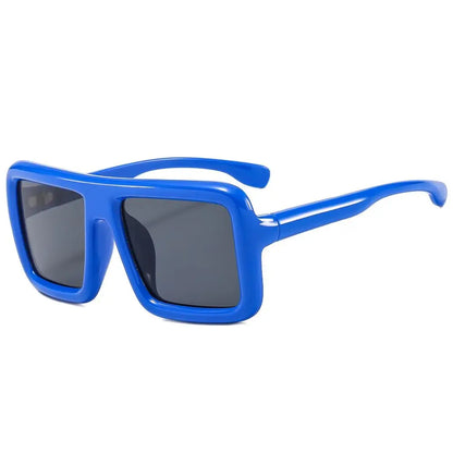 Big Oversized Square Sunglasses Punk UV400 Protection Thick Frame Sun Glasses Lady Shades for Women & Men
