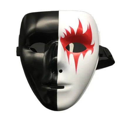 4PCS 2024 Halloween Mask Cool Spooky Party Ghost Cosplay Mask Hip Hop Street Dance Masks Performances Prop Full Face Mask