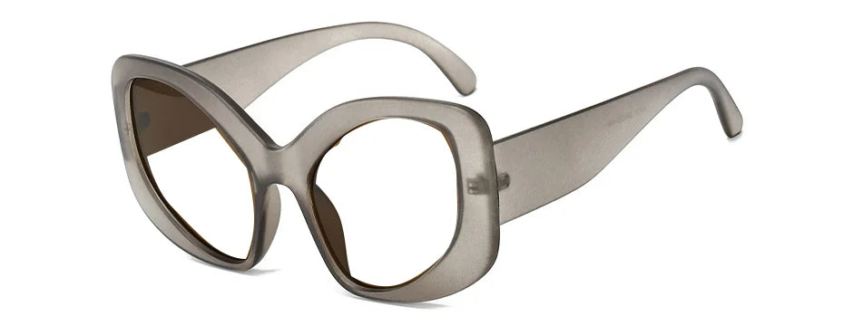 Oversized Reading Glasses Women Luxury Brand Designer Cat Eye Chunky Glasses Anti Blue Light Customised Prescription Glasses