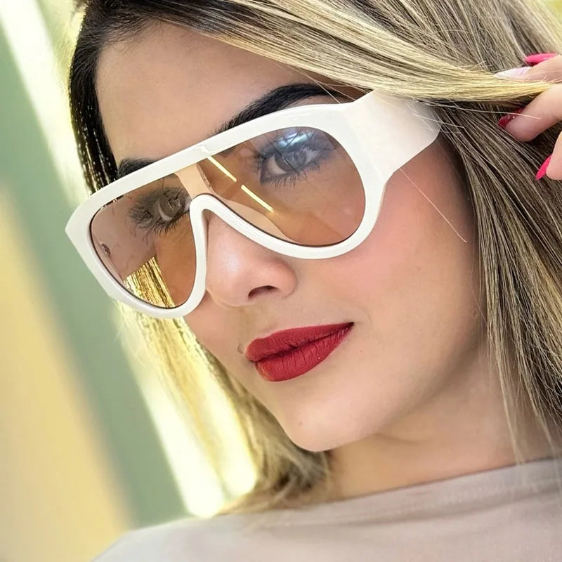 New Women's Men's Big Frame Sunglasses Fashion Retro Trend Sun Glasses Travel Street Photo Holiday Party Beach Eyewear