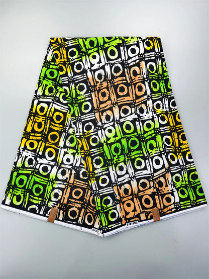 Ankara Fabric African Real Wax Print Fabric 100% Cotton High Quality 6 Yards African Fabric for Party Dress Nigeria