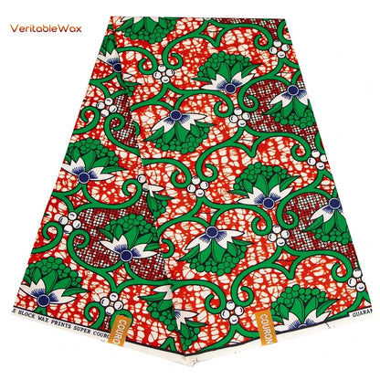 African Ankara Wax Fabric Patchwork Retro Style Double Prints Warp DIY Cloth Sewing Materials Africa Loincloth Polyester Tissu