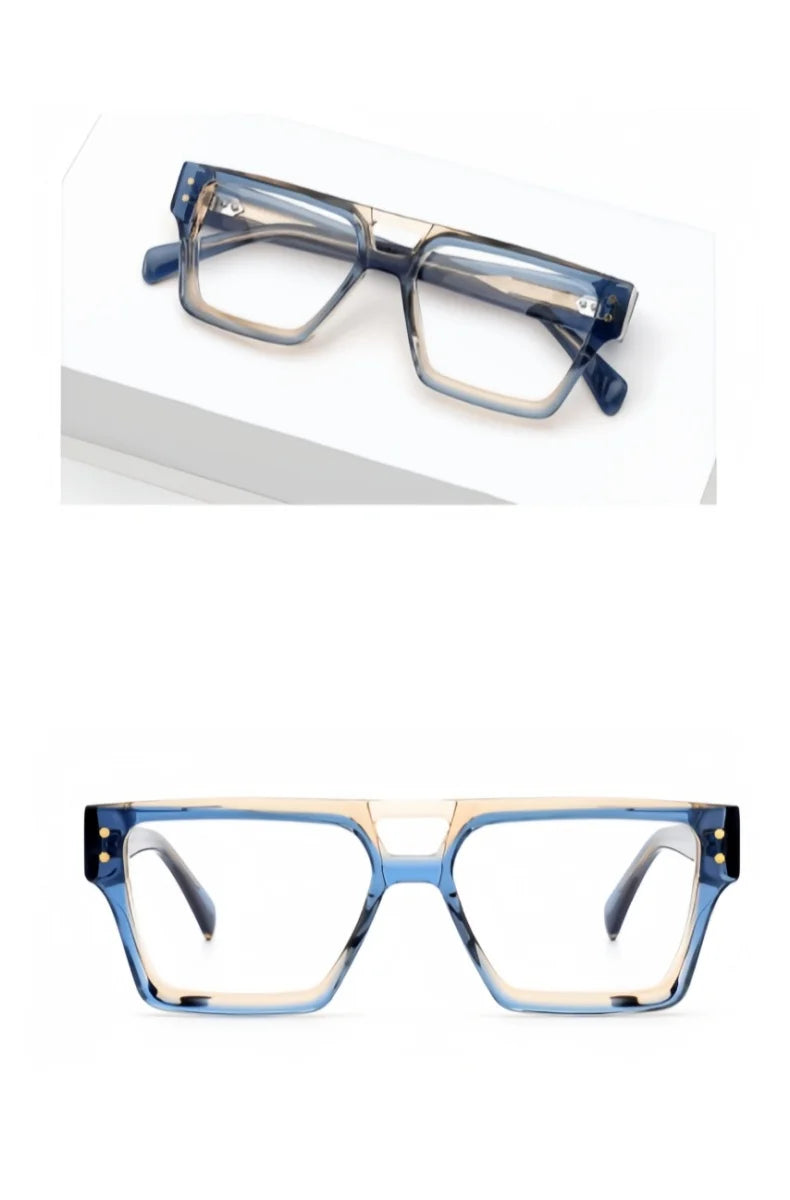 Acetate Reading Glasses Men Women High Quality Eyeglasses Retro Optical Presbyopic Eyewear Dioptric +50~+600 -50~-600