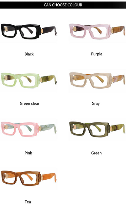 R56339 Women's Square Cat Eye Reading Eyes +1.00 +1.50 +2.00 Modern Small Frame Retro Presbyopia Glasses