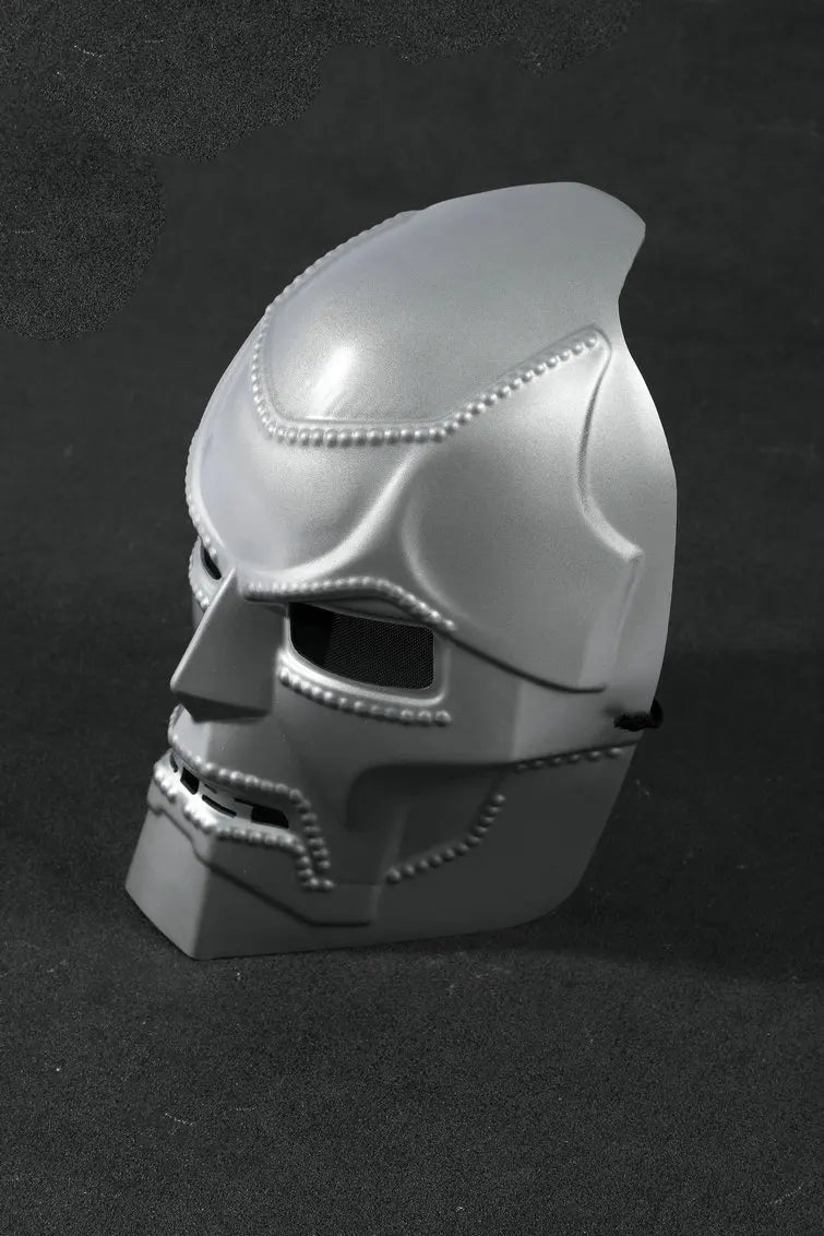 Doctor Doom Cosplay Costume Green Suits Silver Mask Silver Boots