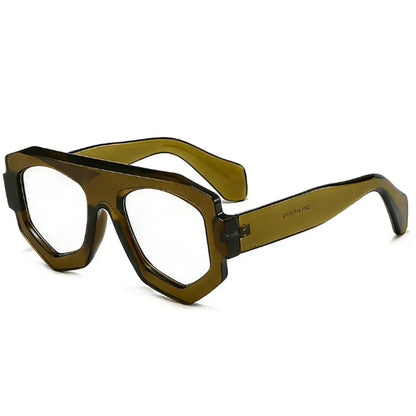 Womens Thick Frame Reading Glasses 2025 Luxury Brand Designer  Fashion Transparent Eyewear Finished Hyperopia Eyeglasses +2.25