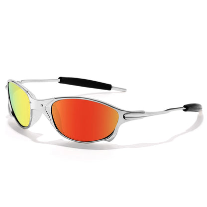 Men Women Sunglasses Metal and Plastic Light weight Frame UV400 Outdoor Sports Fishing Cycling Running, Hiking, Driving Goggles
