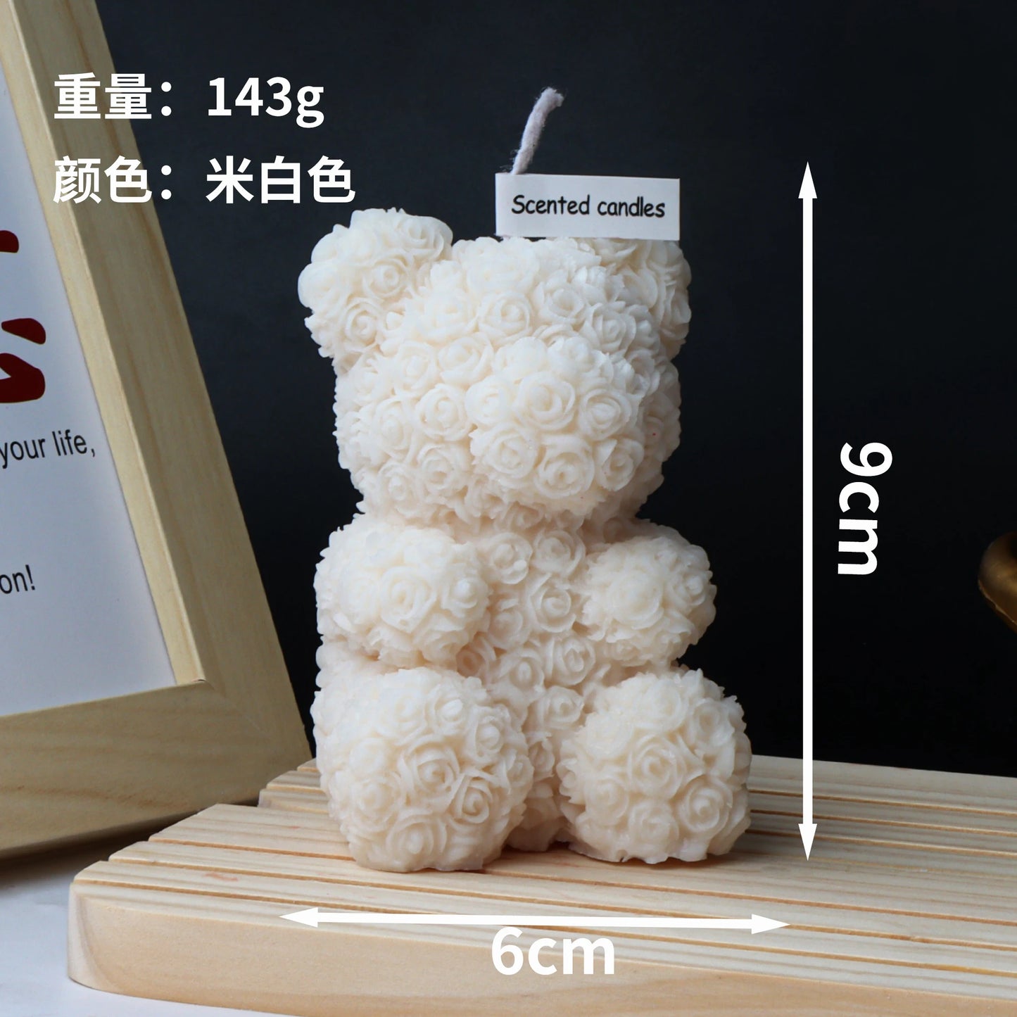 3D Cute Bear Rabbit Scented Candle DIY Dream Unicorn Candle Decoration Handmade Gifts Home Decoration Candle Gifts Wedding Decor