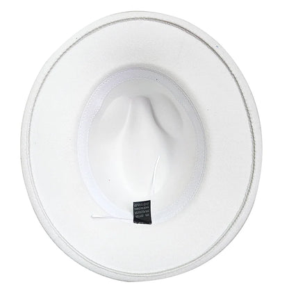 Sombreros Fedora Hat Dual Color Classic Jazz Hat Soft Fedora Hat Classic Men's and Women's Blue Jazz sombreros