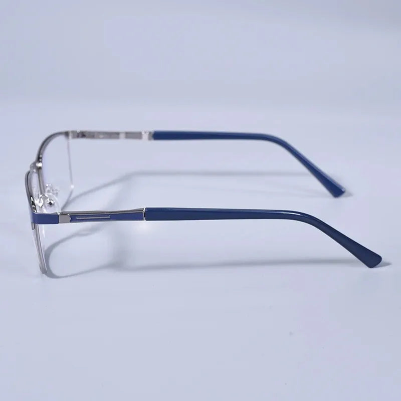 Double Color Oversize Frame Reading Glasses For Men And Women Anti blue Light High Quality Square Presbyopia Glasses+175