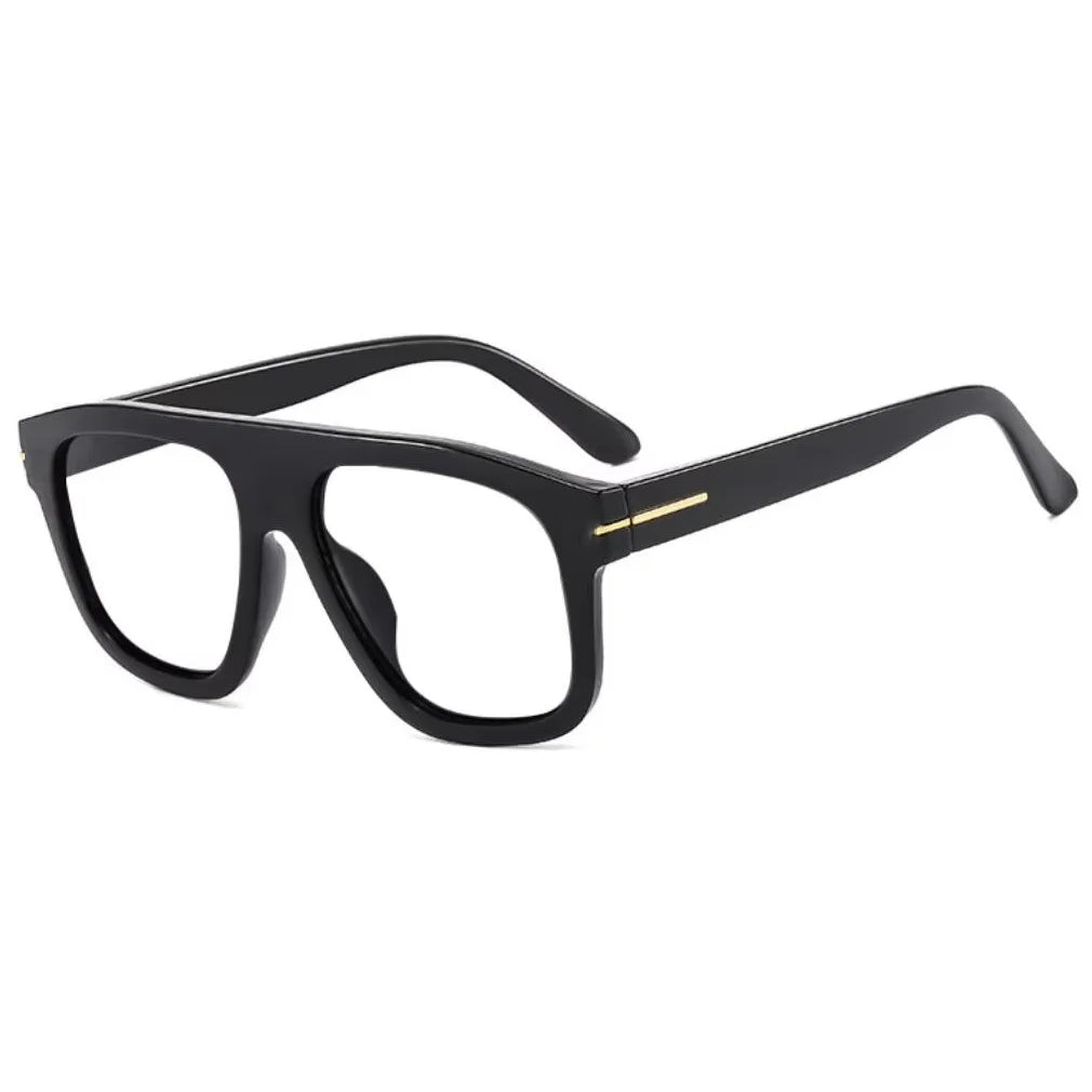 Oversized Square Reading Glasses Woman Men Decoration Retro Eyeglasses Trendy Anti Blue Light Single Focus Presbyopic Glasse
