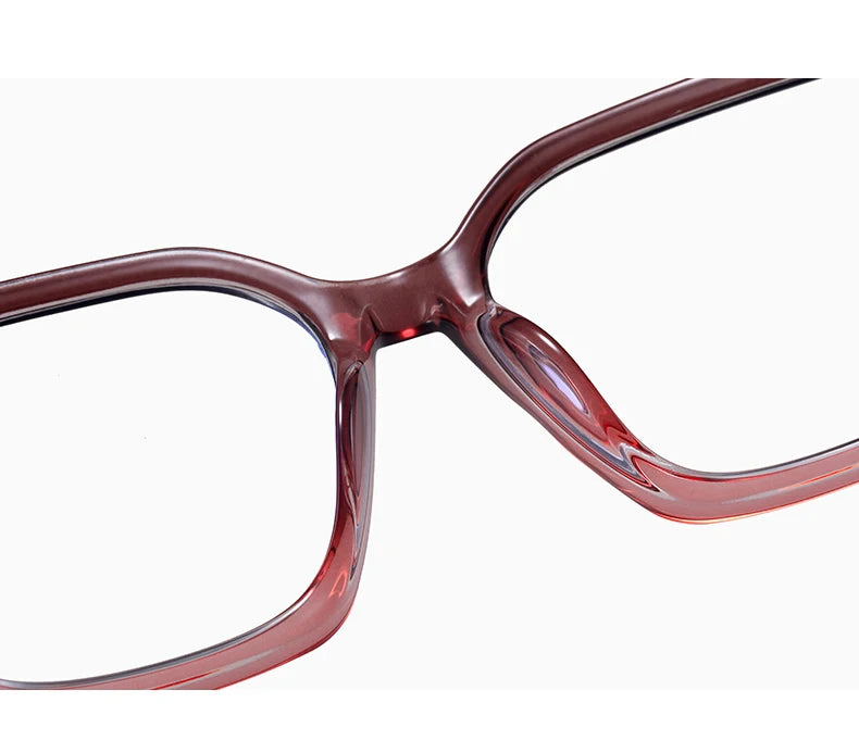 R57522 Women Tr90 Blue Light Blocking Glasses Frame Comfortable Spring Hinge Presbyopia Eyeglasses Customizable Diopters