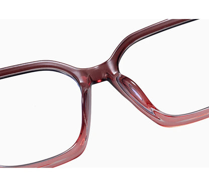 R57522 Women Tr90 Blue Light Blocking Glasses Frame Comfortable Spring Hinge Presbyopia Eyeglasses Customizable Diopters
