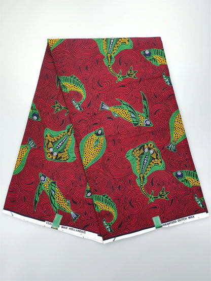 2024 New Hot Sale African Wax Veritable Wax Guaranteed Real High Quality wax print fabric Pagne African Ankara abc