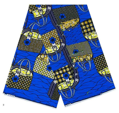 Ankara Wax Fabric 2024 High Quality African Wax Print Fabric 100% Cotton African Guaranteed Veritable Real Wax For Dresses