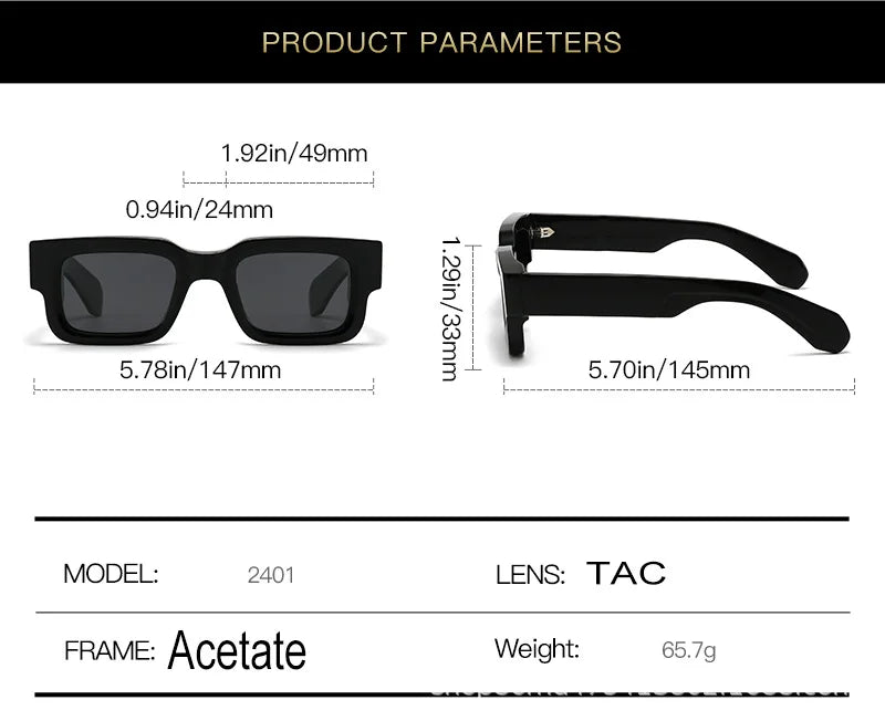 2025 New Edition Polarized Sunglasses Cross-Border 2401 Retro Trending Unisex Fashion Polarized Eyewear