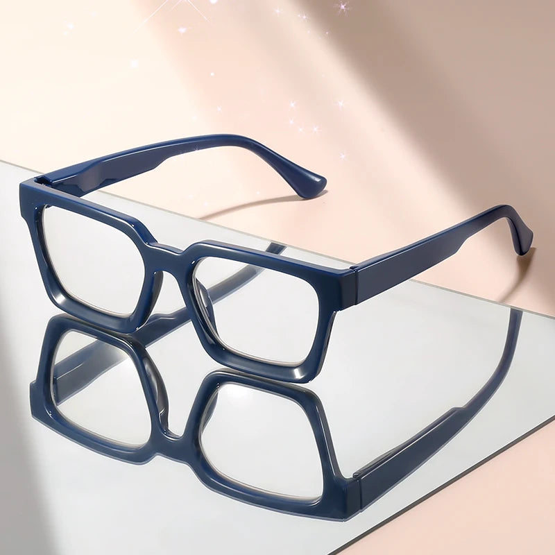 The small square frame reading glasses are classic, retro, simple and comfortable for daily wear. They are reading glasses