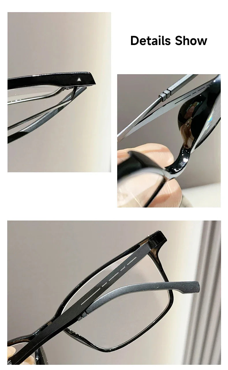 New Anti Blue Light Reading Glasses For Men And Women Blocking Blue Light Optical Lenses Oculos Rectangle Gafas +1.0 +4.0