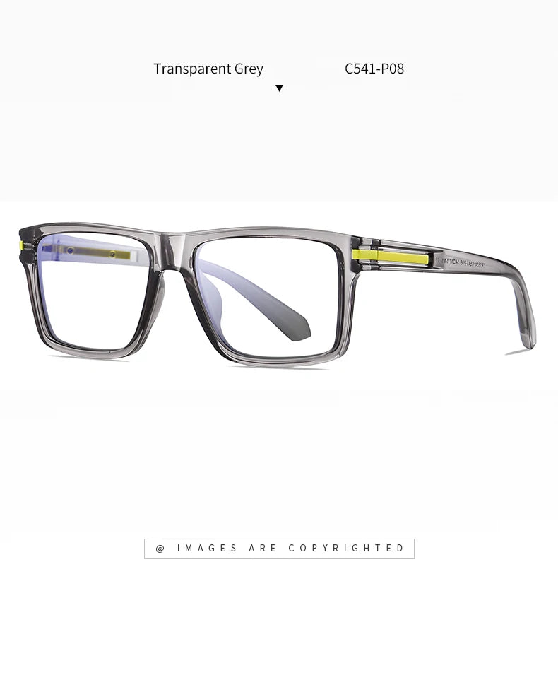 Men Prescription Reading Glasses Optical Lenses Myopia Eyewear Women Blue Light Blocking Goggles TR90 Square Eyeglasses Frame