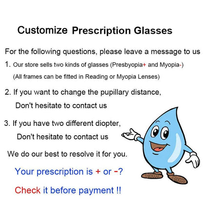 New Large Frame Luxury Myopia Glasses Anti Blue Light Oversized Pilot Fashion Eyeglasses Oval Clear Lens Short-sighted Eyewear