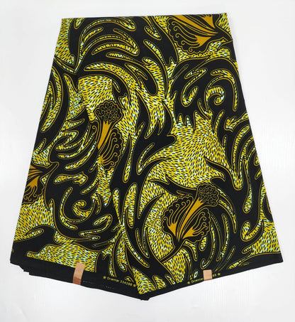 2025 Newest Ankara Real Wax Fabric Guaranteed Veritable African Wax Print Pagne Fabric 100% Cotton 6 Yards Ghana Style Dresses