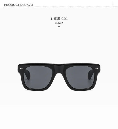 Square Yellow Lens Reading Sunglasses for Men Classic Tinted Prescription Presbyopic Eyewear Outdoor Shade Sun Glasses Readers