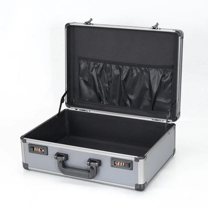 Aluminum alloy toolbox instrument equipment storage box small file safety password box