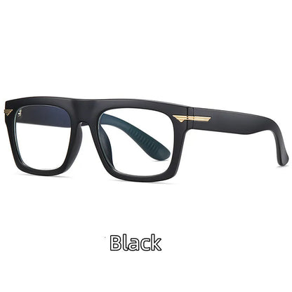 2022 Retro Big Square Frame Designer Reading Glasses Anti Blue Light Computer Eyeglasses Prescription Eyewear Diopters 0 to +6.0