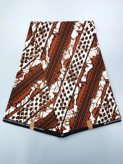 Ankara Fabric African Real Wax Print Fabric 100% Cotton High Quality 6 Yards African Fabric for Party Dress Nigeria