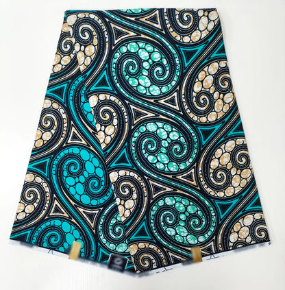 2025 Newest Ankara Real Wax Fabric Guaranteed Veritable African Wax Print Pagne Fabric 100% Cotton 6 Yards Ghana Style Dresses