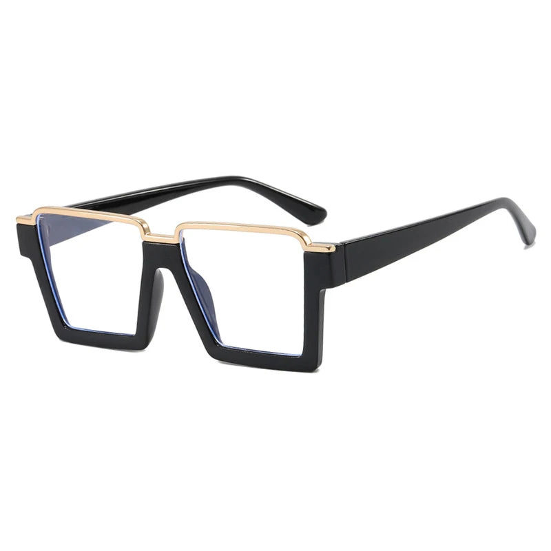 R57411 Brand Designer Half Frame Reading Glasses Lady Luxury Clear Eyewear Men Square Presbyopic Eyeglass Dioptric +50~+350