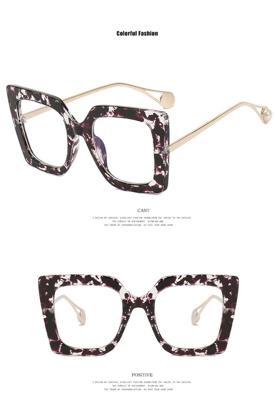 Vintage Transparent Square Glasses Frame Women Men Clear Glasses Optical Eyeglasses Frame Lens Spectacle Frame Unisex Anti Blue
