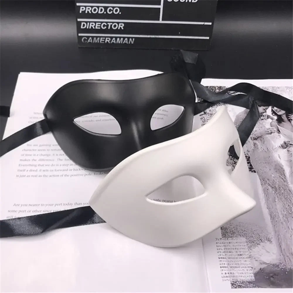 1PC Women Man Gentleman Masquerade Mask Prom Mask Halloween Party Wedding Decoration Props Halloween Mask Cosplay