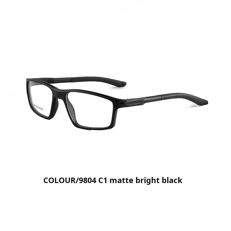 Xbora Sports Anti-blue light Photochromic Myopia Glasses Men Big Size Frame Prescription Glasses Popular Classic Outdoor 9804