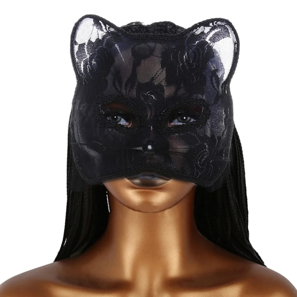 Fashion EVA Cat Girl Mask Venetian Party Party Makeup Ball Mardi Gras Mask Half Face Masquerade Mask