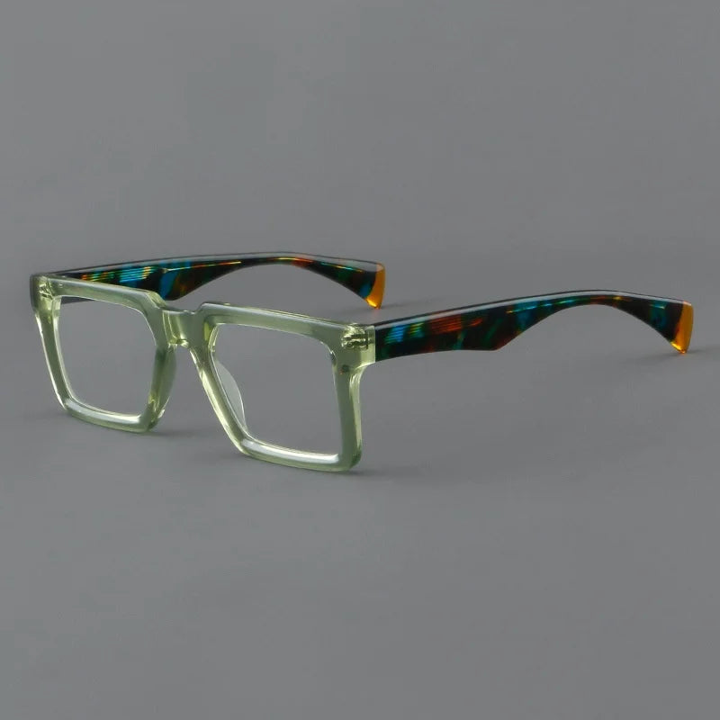 New In 2024 Plate Eyeglass Frame Retro Square Men's Eyeglass Frame Fashionable Optical Prescription Eyeglass Frame Women 25005