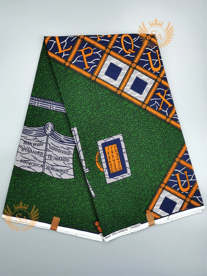2024 New Hot Sale African Wax Veritable Wax Guaranteed Real High Quality wax print fabric Pagne African Ankara abc