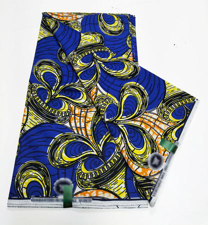 2025 Newest Veritable Original Super-W Guaranteed Dutch Hollandais Pagne Real Wax Print Fabric African Dress 100% Cotton 6 yard