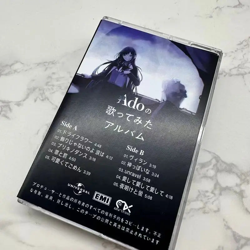 New Ado Music Tape Greatest Hits Album Unravel Music Record Cassettes Cosplay Recorder Car Walkman Soundtracks Box Party Music