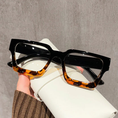 New Transparent Computer Glasses Frame Women Men Anti Blue Light Square Eyewear Blocking Glasses Optical Spectacle Eyeglass