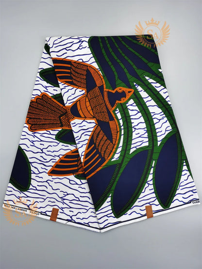 2024 New Hot Sale African Wax Veritable Wax Guaranteed Real High Quality wax print fabric Pagne African Ankara abc