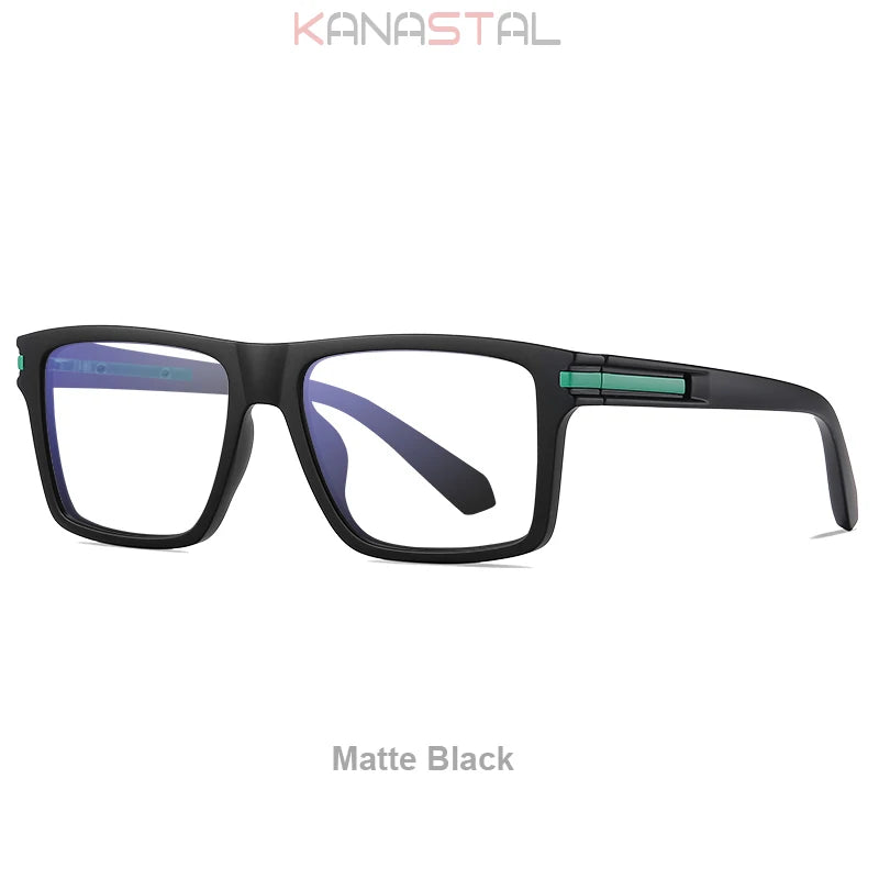 Men Prescription Reading Glasses Optical Lenses Myopia Eyewear Women Blue Light Blocking Goggles TR90 Square Eyeglasses Frame