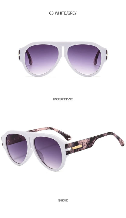New Square Sunglasses Women Vintage Big Frame Shades Men Trending Design Luxury Sun Glasses UV400 Oversized Eyewear Gafas Oculos